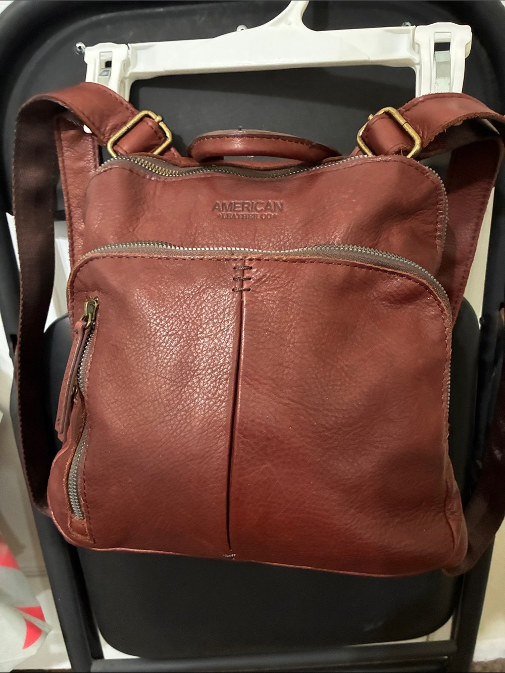 Chestnut Leather Backpack